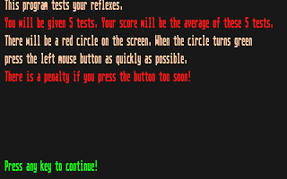 Reflex atari screenshot